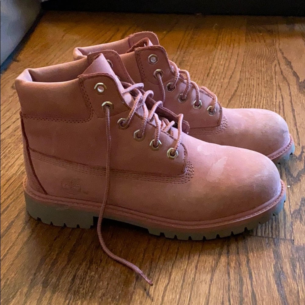 Pink Timberland Boots